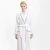 Import white single layer microfiber sleepwear /sex robe/women robe from China