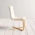 Import white upholstered stainless steel metal leg dining chair from China