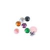 Wholesale 16*16mm Crystal Flat Bottom Button Clothing Beads For Jewelry Making