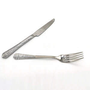 Wholesale Accept customization western tableware dinnerware salade fork and knife set stainless steel