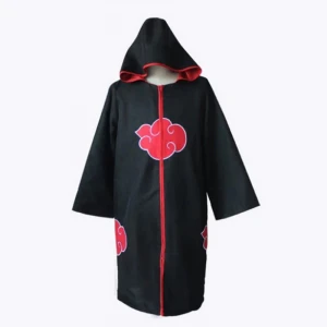 Wholesale Anime Japan Cosplay naruto cloak Jacket Uchiha Itachi Ninja Akatsuki Cosplay Costume Windbreaker Cape