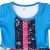 Import Wholesale boutique childrens clothing new design baby dress blue floral long sleeve incing ruffle baby dress from China