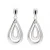 Import Wholesale Brass Rhodium Plated Classy water drop earrings stud earrings from China