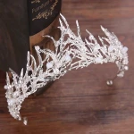 wholesale bulk princess rhinestone pageant crowns and tiaras rhinestone crystal wedding hair accessories bridal crown tiaras