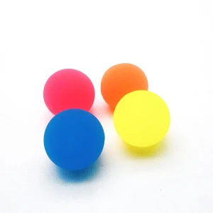 Wholesale Cheap Colorful Bright Solid 30mm Matte Single Color Rubber Bouncy Ball