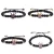 Import Wholesale China 8mm Matt Black Onyx Beads Bracelet Men Gold Plating Cooper Zircon Beads Crown Charms Adjustable Bracelets from China