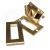 Import Wholesale Custom Handbag Accessories Purse Turn Lock Metal Gold Swivel Snap Rectangle Lock Decorative from China