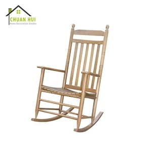 Wholesale Custom Living Room Antique Adult Rocking Chair Style Wood Rocking Chair