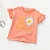 Import Wholesale Cute Shirts Multiple Colors Fancy Tops Baby Kids Customs with Ruffled Cuff Edges Girls Pink T Shirt from China
