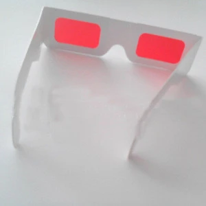 Wholesale decode 3d paper glasses, blue red 3d paper glasses