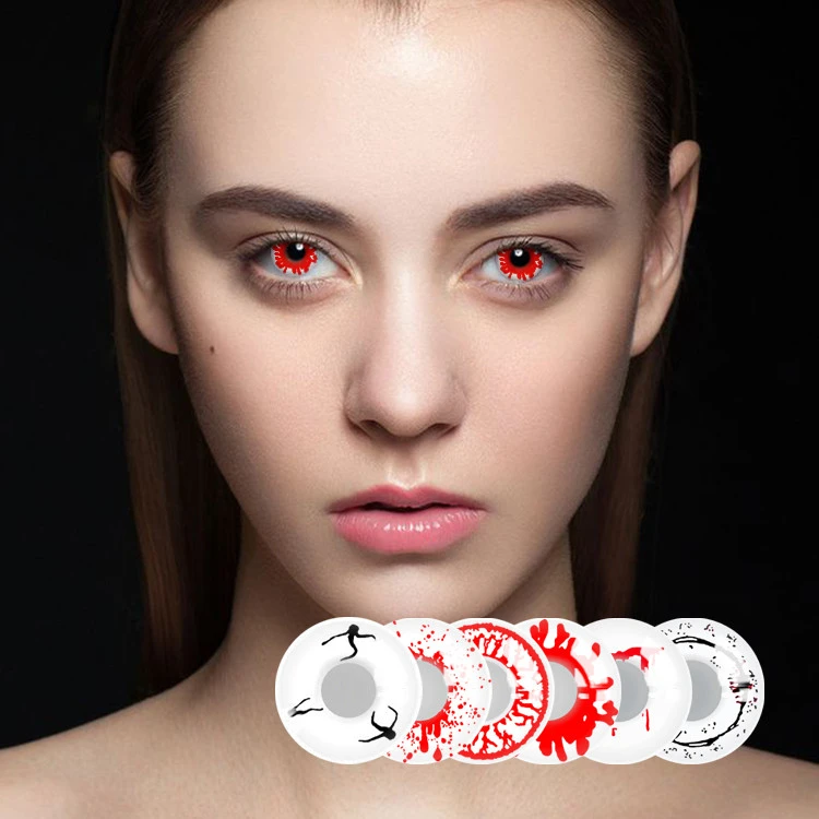 Wholesale different styles Crazy lens hollywood contact lens Sharingan contact lenses