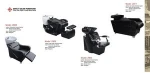 Wholesale hair salon furniture shampoo chair with ceramic wash basin