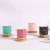 Import Wholesale high quality decal design hotel home afternoon tea coffee cups saucer with wood tray from China