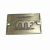 Import Wholesale High Quality Handbag Logo Metal Plate Custom Brass Name Plate from China