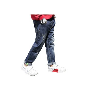 Wholesale High Quality Latest Scratched Boys Child Jeans Kids Fashion Boys Jeans