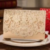 Wholesale Laser Cut Acrylic Luxury Design Handmade Wedding Invitation Card Set with Envelope