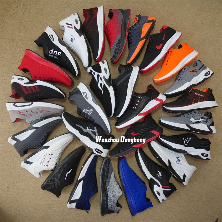 Wholesale male sneakers second hand for men sports imported used shoes