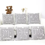 Wholesale manufacturer custom 100%polyester constellation throw pillow cushion case pillow cover home decoration