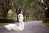 Wholesale Maternity Clothing In  Maternity Dress Off Shoulders Sweetheart Neckline Long Sleeves White Gown Dress