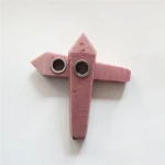 Wholesale Natural Peach Blossom Stone Crystal Smoking Pipe Crystal Tobacco Pipes