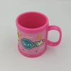 wholesale novelty personalized soft pvc wrap plastic mug for kids