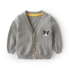 wholesale OEM knitted cotton cardigan child baby kids boys sweater design