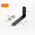 Import Wholesale Office Furniture Hardware Alloy Anti-spray Partition Clamp With Edge Mount For Office Desk from China