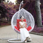 Wholesale Outdoor Hammock Metal Egg Hanging Swing Chair Patio Swing