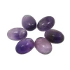 wholesale  oval shape nature amethyst stones cabochon loose gemstone