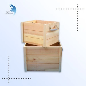Wholesale printing used vegetable wine cheap wooden fruit crates for sale
