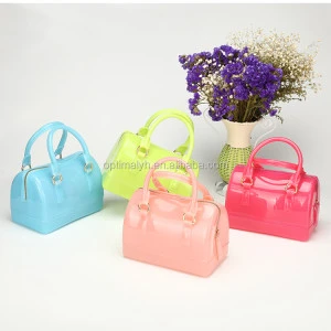 Wholesale PVC Fashion Child-mother Bag Summer Clear Jelly Handbag ladies