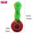 Import wholesale silicone mini smoking hand pipe with glass bowl honey straw silicon pipe from China