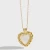 Import wholesale silver heart necklace 925 sterling silver jewelry pendant necklace18k gold plated mother of pearl necklaces from China
