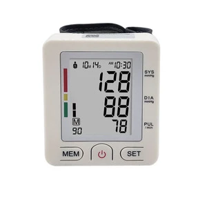 Wholesale Stock High quality Household Digital BP Apparatus Manual Wrist Watch Blood Pressure Monitor