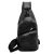 Import Wholesale style high quality USB men&#39;s chest bag portable charging casual Messenger bag outdoor sports pu chest bag from China