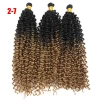 wholesale water weave synthetic ombre jumbo braid deep weave afro hair