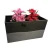 Import Wholesales Outdoor Metal Flower Pot / Rectangle Flower Plant Box with garden planter from China