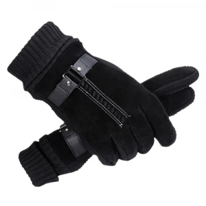 Windproof Outdoor Cycling Sports Gloves for Men Thick Warm Mittens Touch Screen Gloves Winter