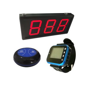 Wireless restaurant table buzzer equipment Guest pager calling systems