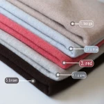 Women 100% cashmere knit big solid soft scarf shawl