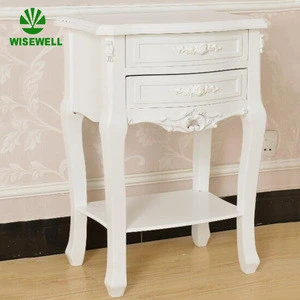 wood bedroom furniture two drawer nightstand console table