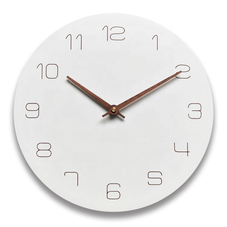 Buy Wood White Wall Clock from Zhangzhou Heyday Clock And Watch Co ...