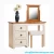 Import Wooden flat pack dresser furniture bedroom dresser with storage girls dressign table from China