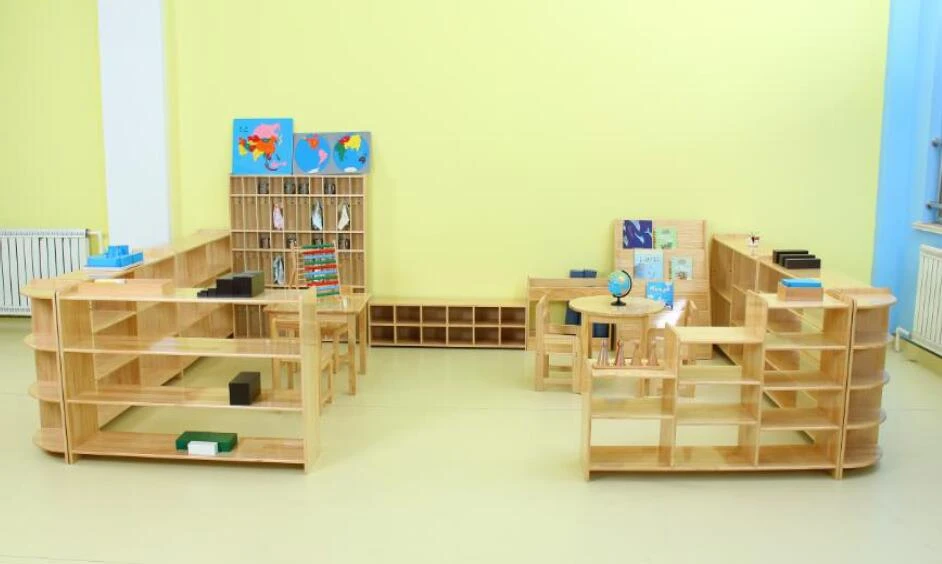 Wooden Toys for Toddlers Learning Material Mathematics Teaching Resources Rack for Bead Material Montessori Toys