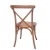 Import Wooden X back chair with rattan seat from China