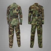 Woodland camouflage military combatl BDU uniform