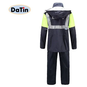 worksuit rain coat rainwear Motorcycle Rain Coat Pants Set Protective Gear policeman work wear suit