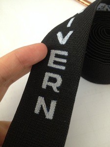 Woven jacquard elastic for garment or accessory handbags watchband Dog pet webbing,customized logo