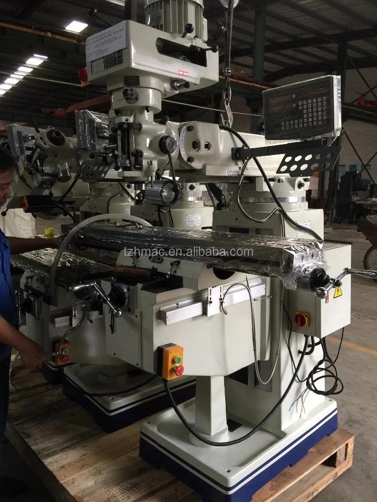 X6330 horizontal vertical universal turret milling machine with taiwan machinery accsesories