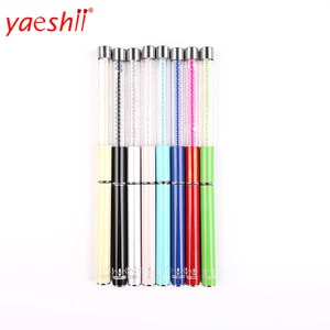 yaeshii Multi Function Acrylic Nail Brush New Design with colorful Pearl for Nail Drawing Brush